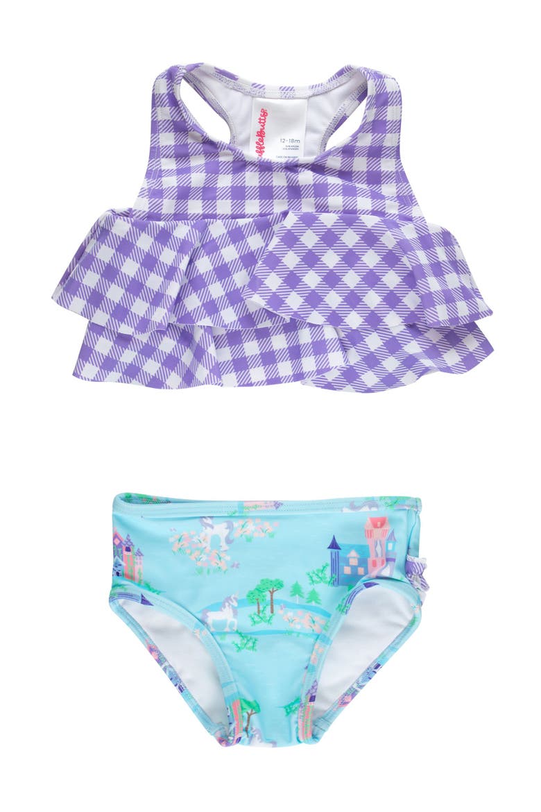 Girls Flounce Bikini, Main, color, Once Upon a Castle