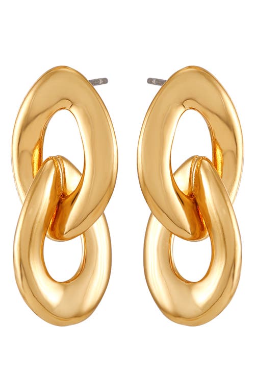 Vince Camuto Knocker Drop Earrings In Goldtone