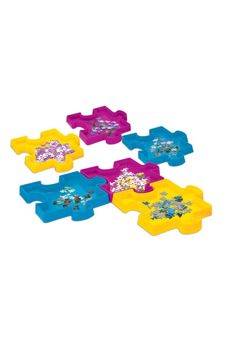Jigsaw Puzzle Sorting Trays, Alternate, color, Multicolor