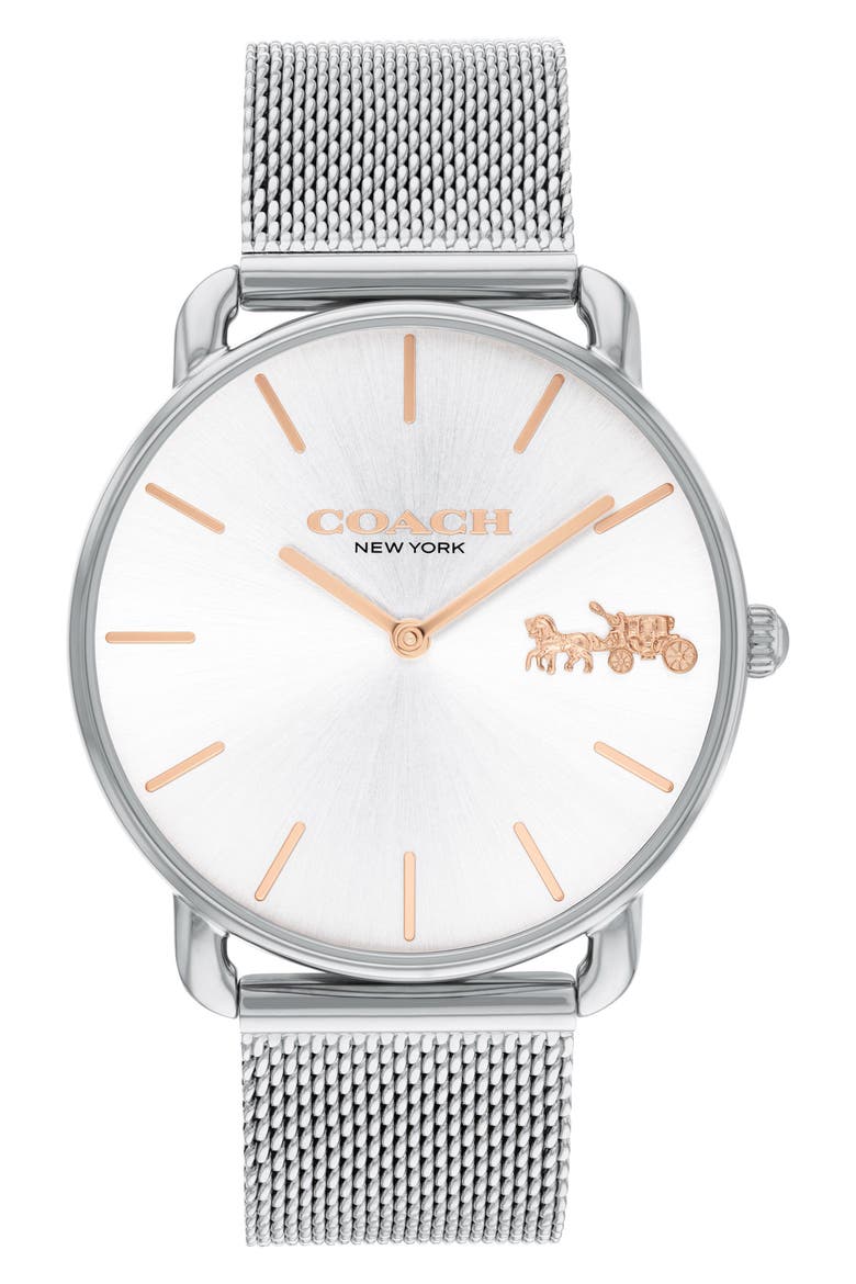 Elliot Bracelet Watch, Main, color, SILVER WHITE