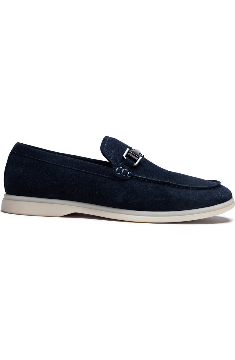 TailorByrd Mikey Bit Loafer, Alternate, color, Navy