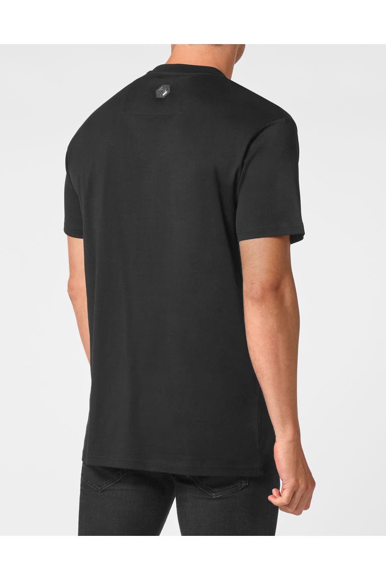 T-Shirt Round Neck Skull&Bones Men, Alternate, color, black