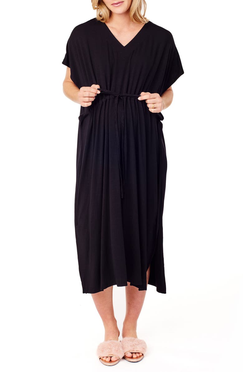 Ingrid & Isabel<sup>®</sup> x James Fox & Co. Maternity/Nursing Hospital Gown, Main, color,