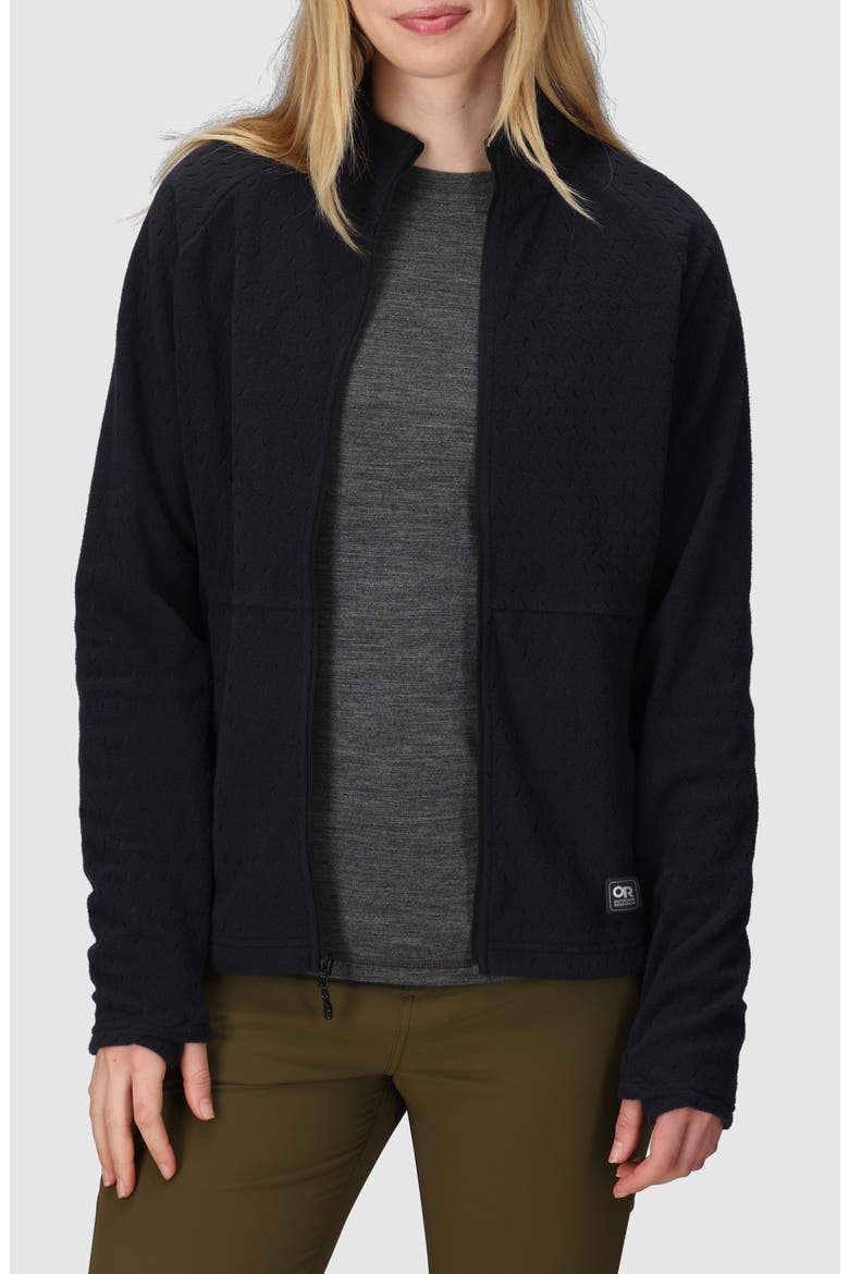 Trail Mix XT Fleece Jacket, Alternate, color, BLACK
