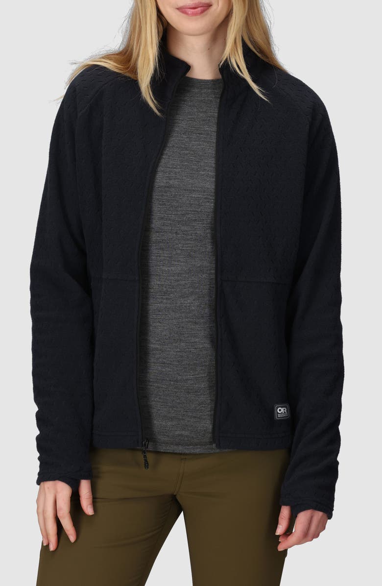 Outdoor Research Trail Mix XT Fleece Jacket, Alternate, color, Black