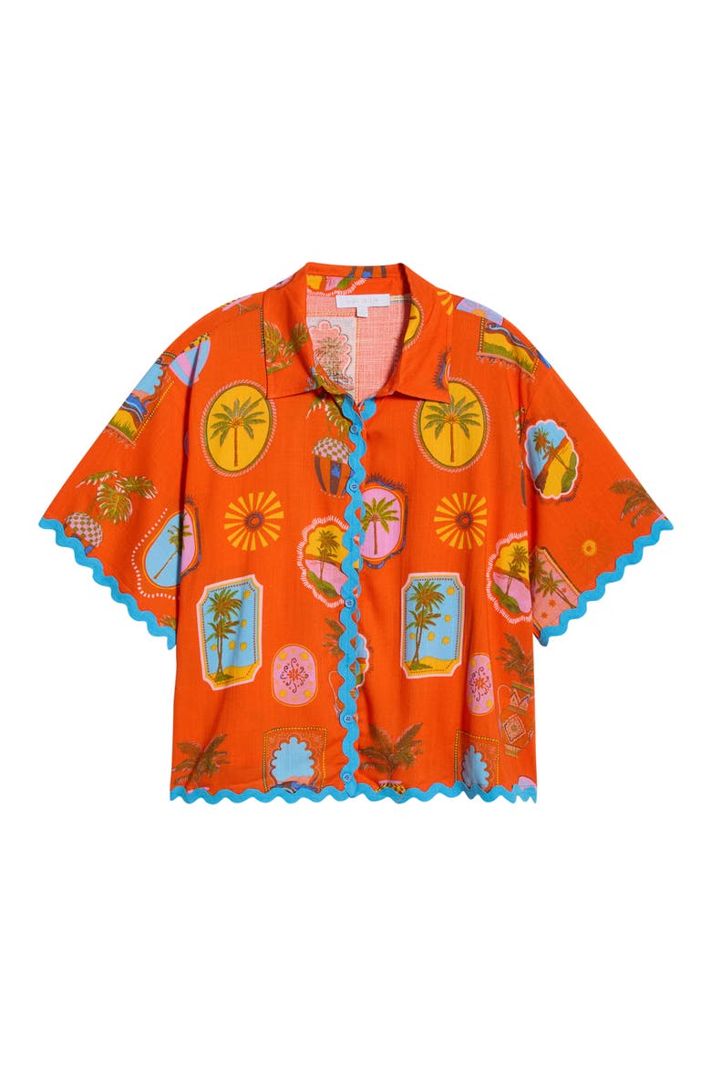 Maury Postcard Shirt, Alternate, color, RED-PINK-MULTI