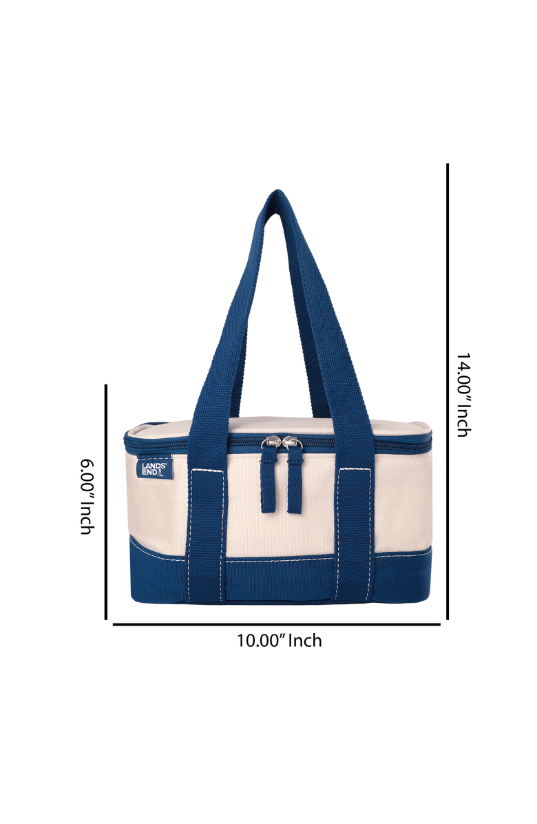 Lands' End Rectangular Small Cooler Bag Insulated 1.5 Gal, Alternate, color, Navy