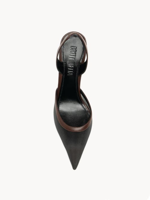 Britt Netta Esme Slingback 95 In Brown