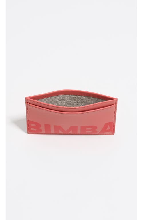 Bimba Y Lola Recycled Leather Card Holder In Pink