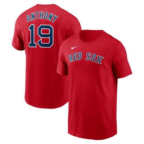 Nike Men's Roman Anthony Red Boston Red Sox Fuse Name Number T-shirt In Red