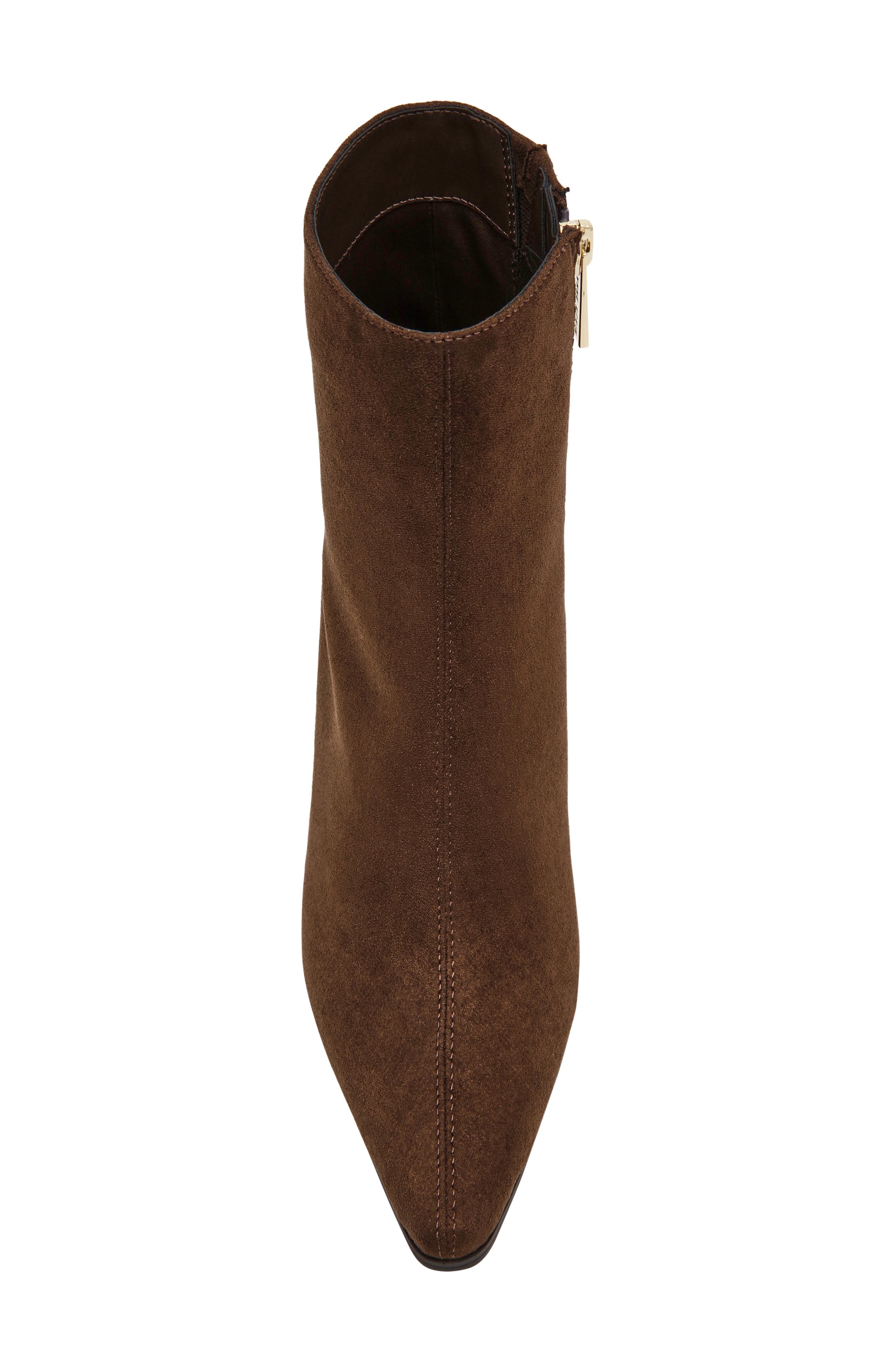 Cosia Bootie, Alternate, color, BROWN MICROSUEDE