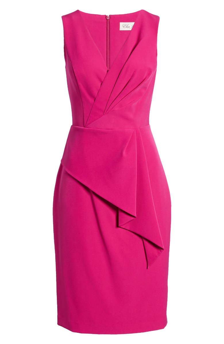 Eliza J Gathered Body-Con Dress, Alternate, color, 