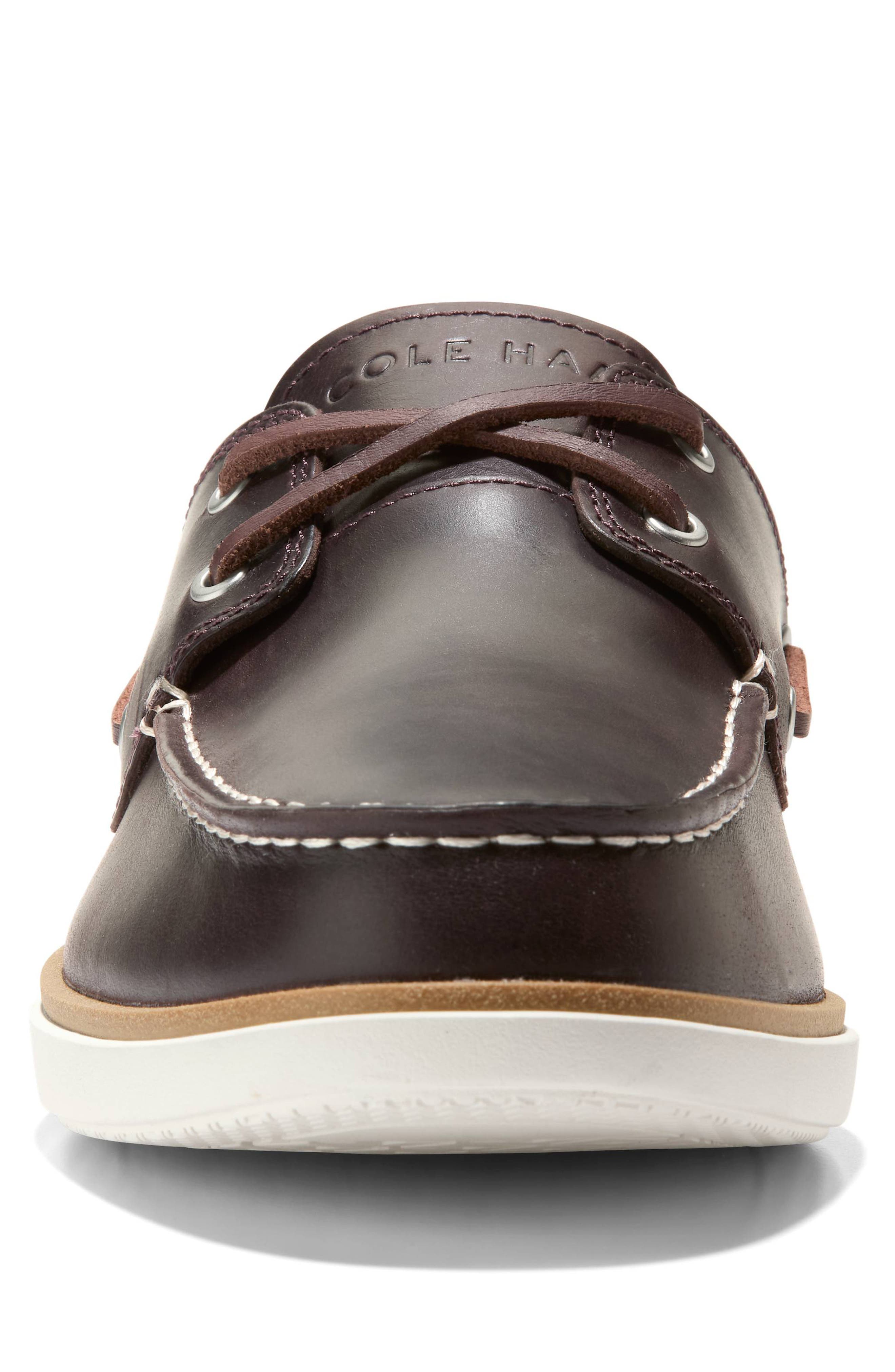 GrandPro Windward Boat Shoe, Alternate, color, DARK CHOCOLATE / IVORY