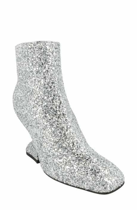 FERRAGAMO Sal 85 Glitter Ankle Boot