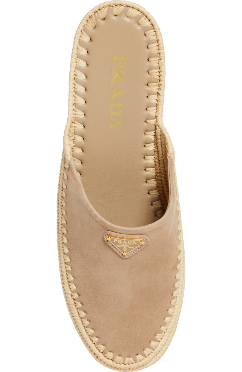 Prada Sabot Raffia Mule, Alternate, color,