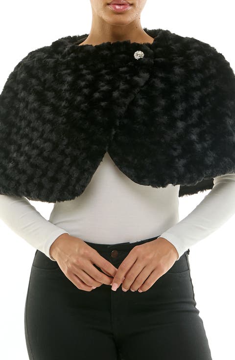 Faux Fur Capelet