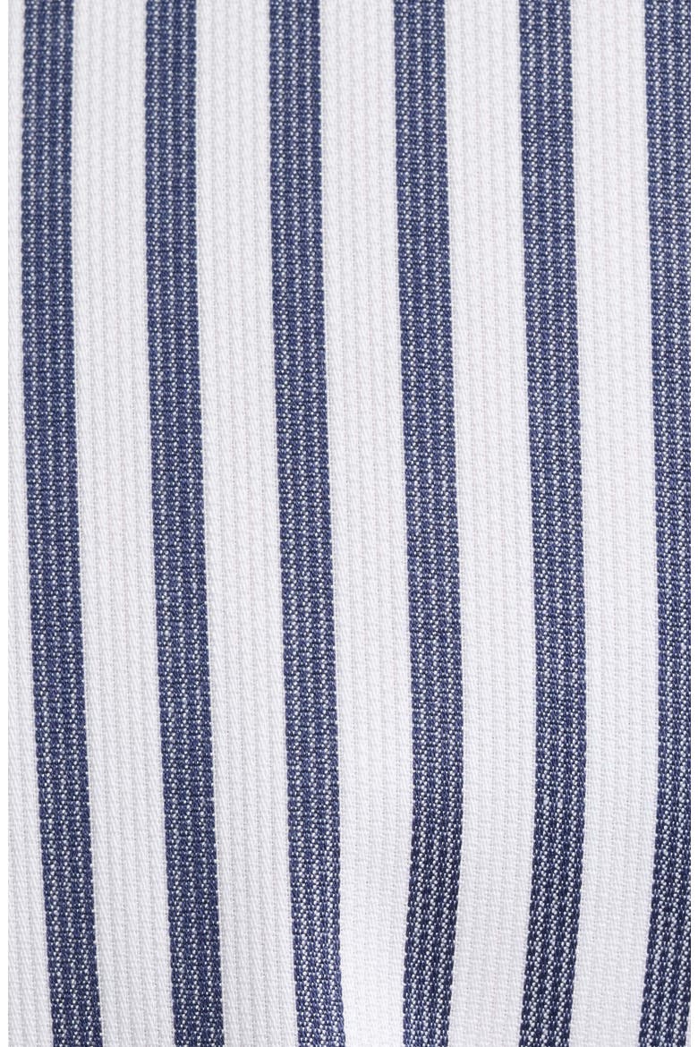 Hank Slim Fit Striped Dress Shirt, Alternate, color, DARK BLUE