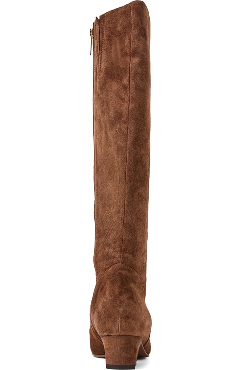 Aquatalia Serafina Weatherproof Knee High Boot, Alternate, color, Brandy Suede