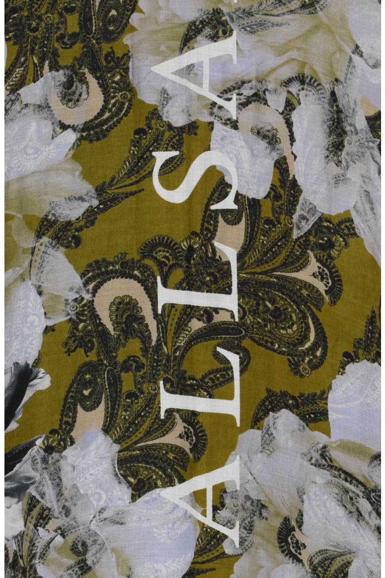 Lita Kahki Oblong Scarf, Alternate, color, KHAKI