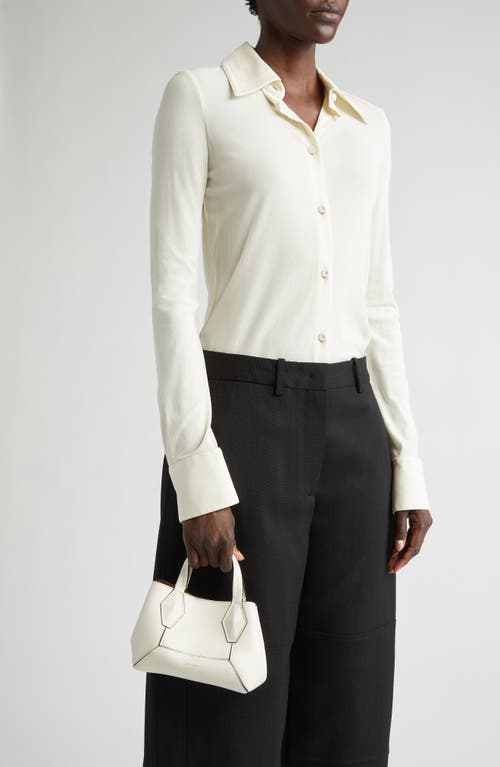 Jimmy Choo Diamond Tote Bag In Latte/gold