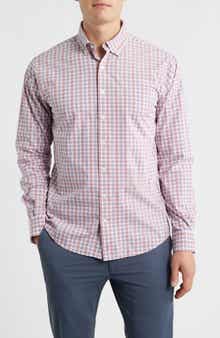 johnnie-O Brantley Plaid Performance Button-Down Shirt
