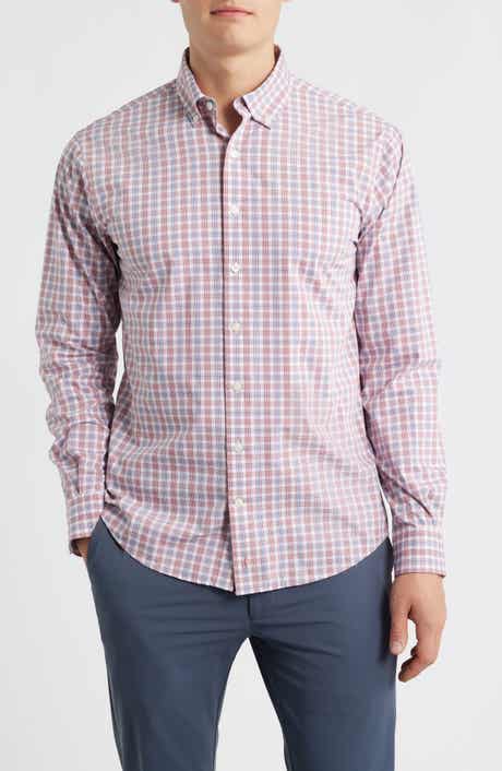 johnnie-O Brantley Plaid Performance Button-Down Shirt