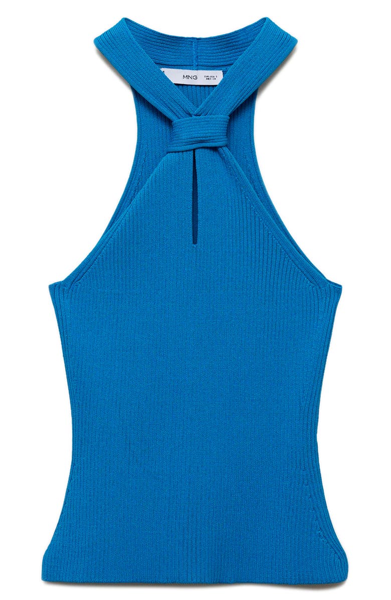 MANGO Knot Ribbed Top, Main, color,