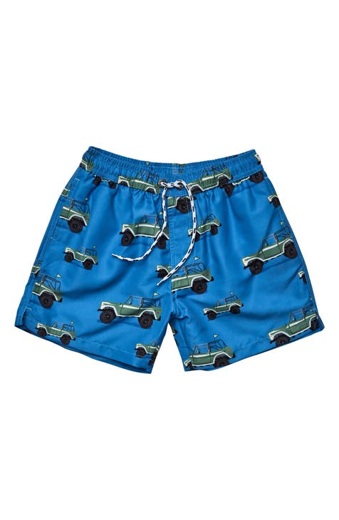 Surf Safari Volley Board Shorts (Little Kid)