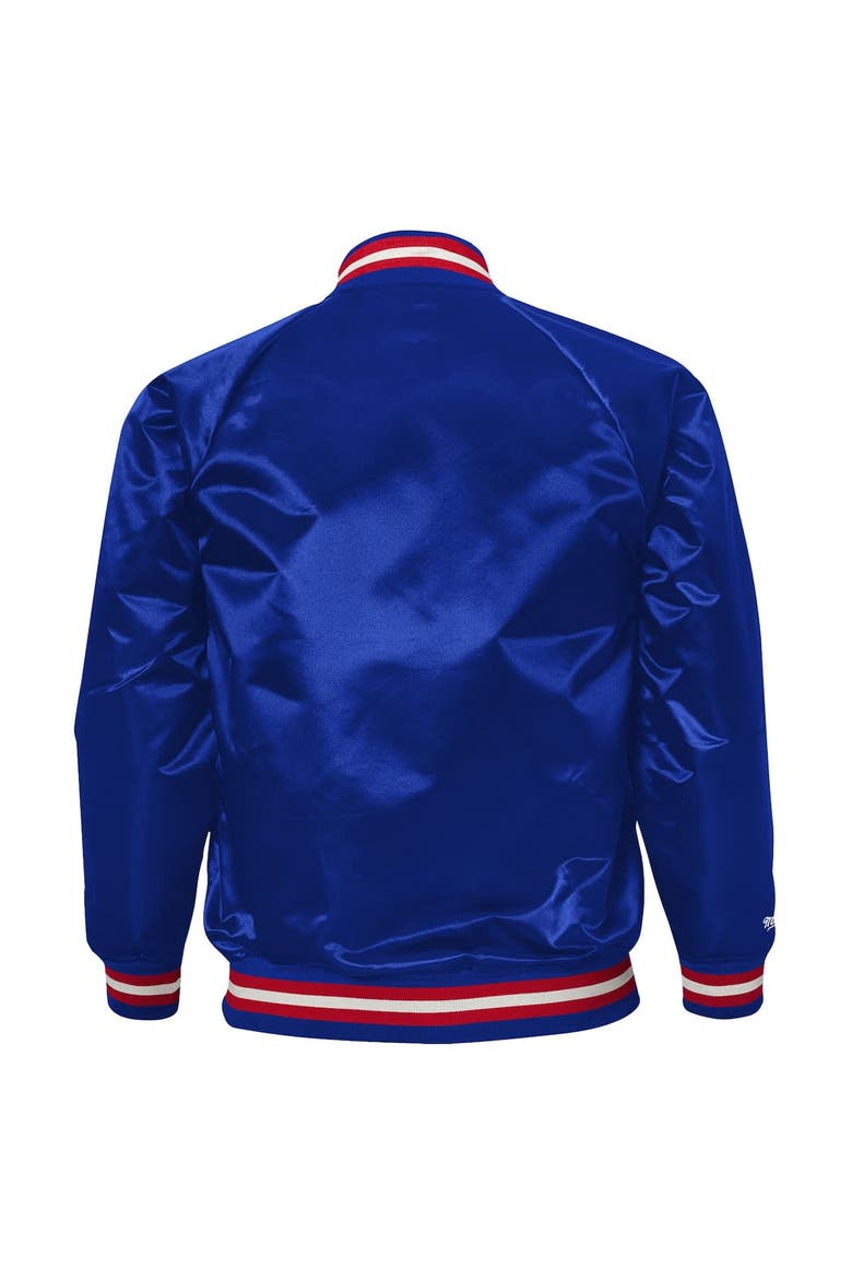 Youth Mitchell & Ness  Royal Buffalo Bills Lightweight Full-Snap Satin Jacket, Alternate, color, Royal