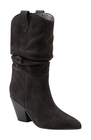 Marc Fisher Ltd Myleea Bootie In Dark Brown