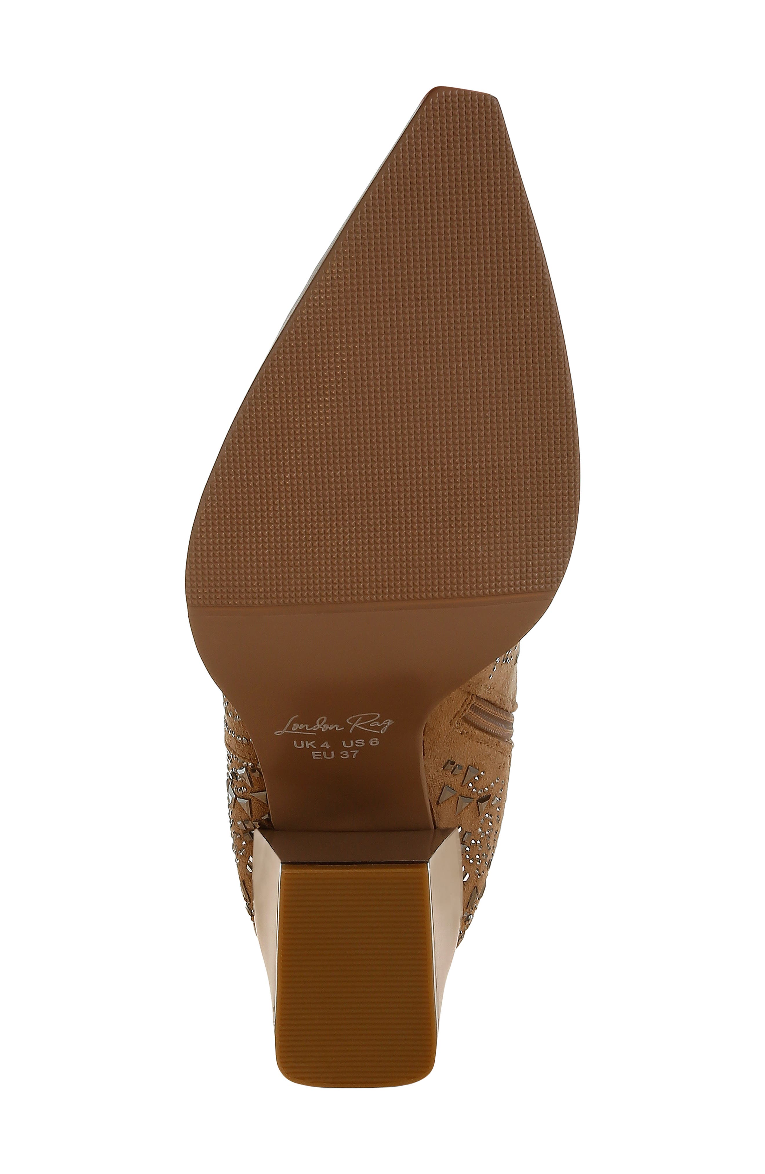 Omishi Pointed Toe Bootie, Alternate, color, BEIGE