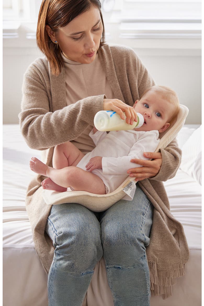 Mesh Organic Baby Bottle Feeding Care Seat, Alternate, color, Ivory