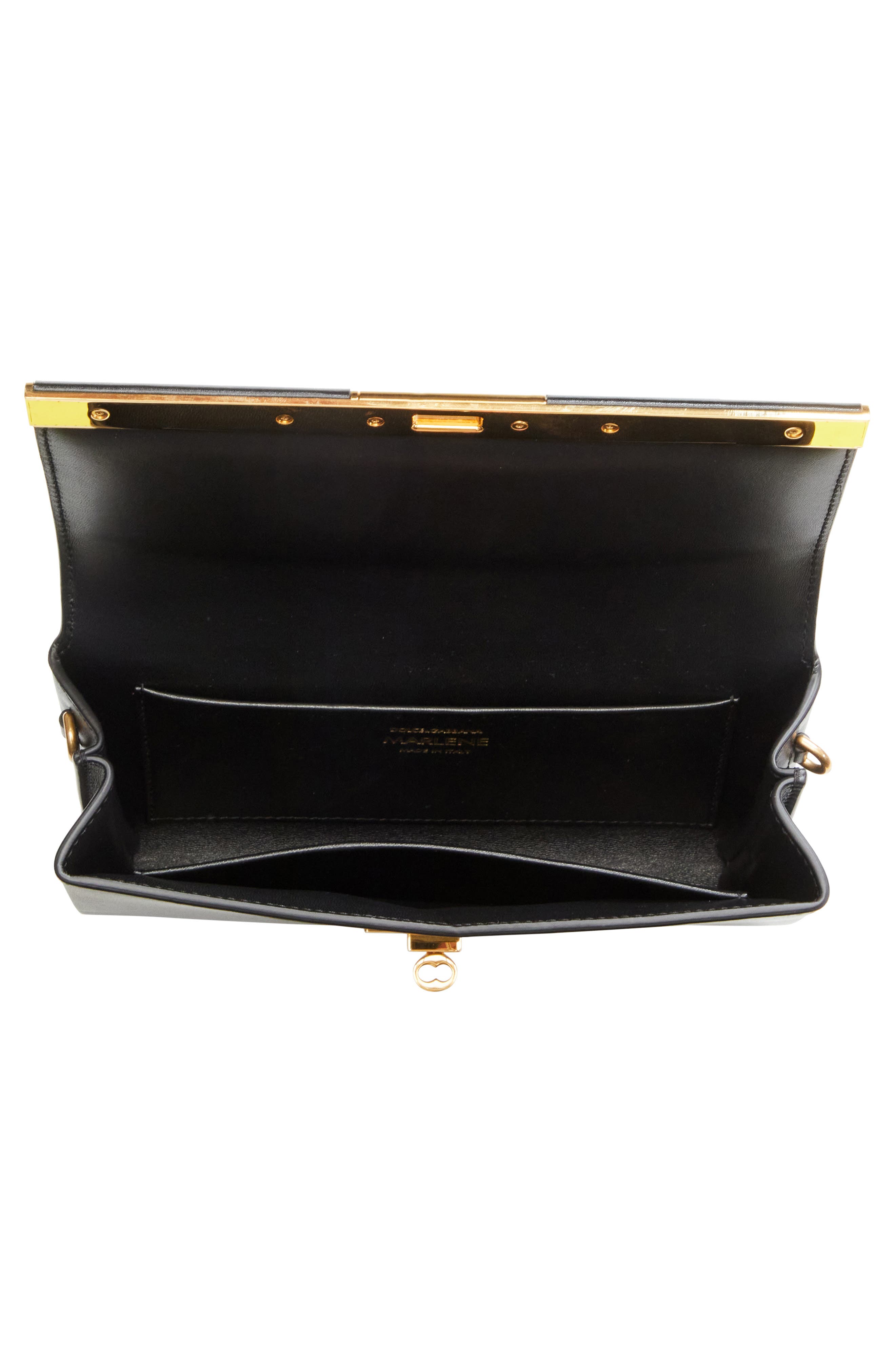 Dolce&Gabbana Marlene Wallet Bag, Alternate, color, Nero