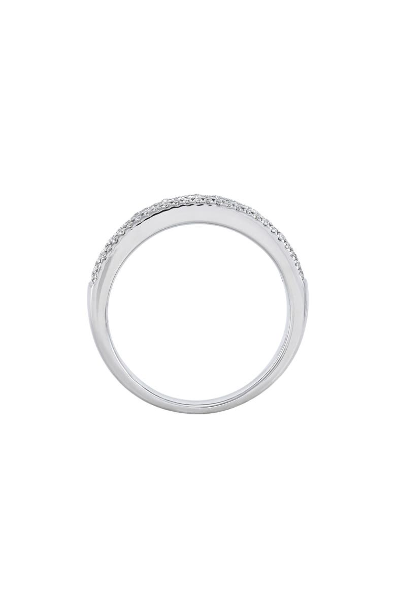 Frankie & Zoe 14K Gold Diamond and Sapphire Ring, Alternate, color, White Gold