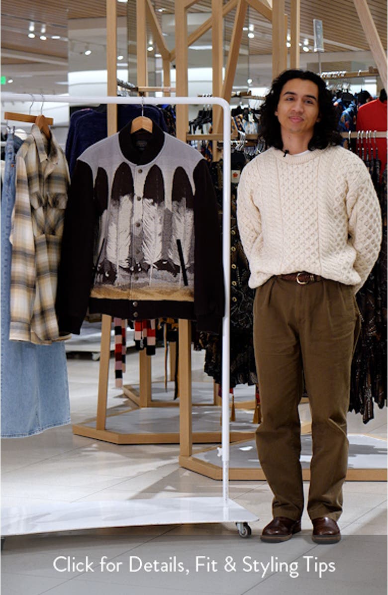 Gorge Wool Blend Insulated Bomber Jacket, sales video thumbnail