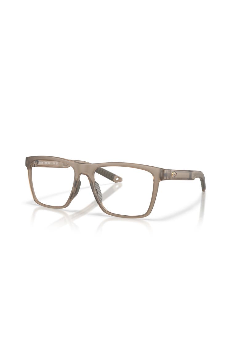 54mm Rectangle optical glasses, Main, color, Brown