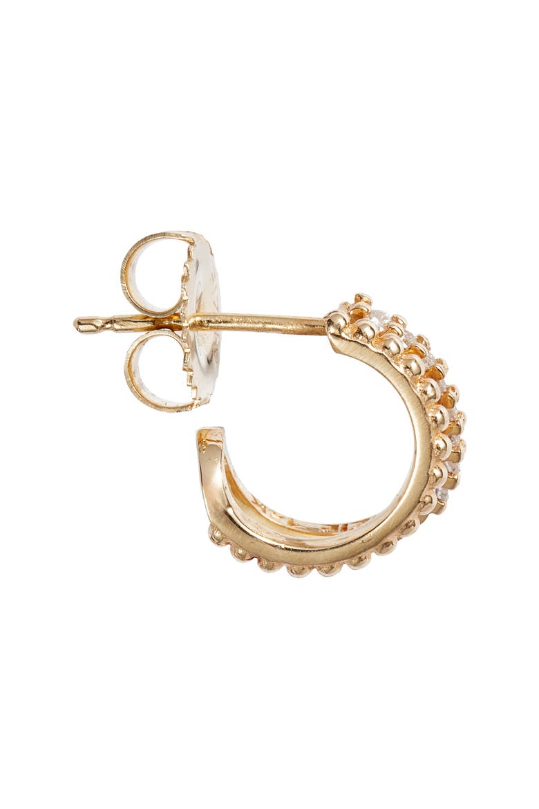 Dew Drop Double Row Diamond Earrings, Alternate, color, 8mm 14K YELLOW GOLD
