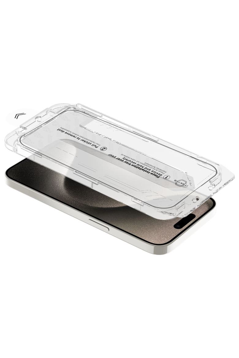 Supreme Glass Screen Protector for Apple iPhone 16 Pro Max, Alternate, color, Clear