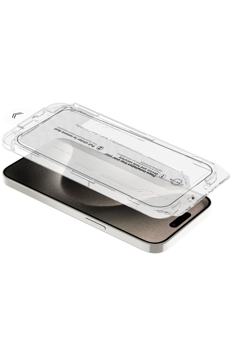 ITSkins Supreme Glass Screen Protector for Apple iPhone 16 Pro Max, Alternate, color, Clear