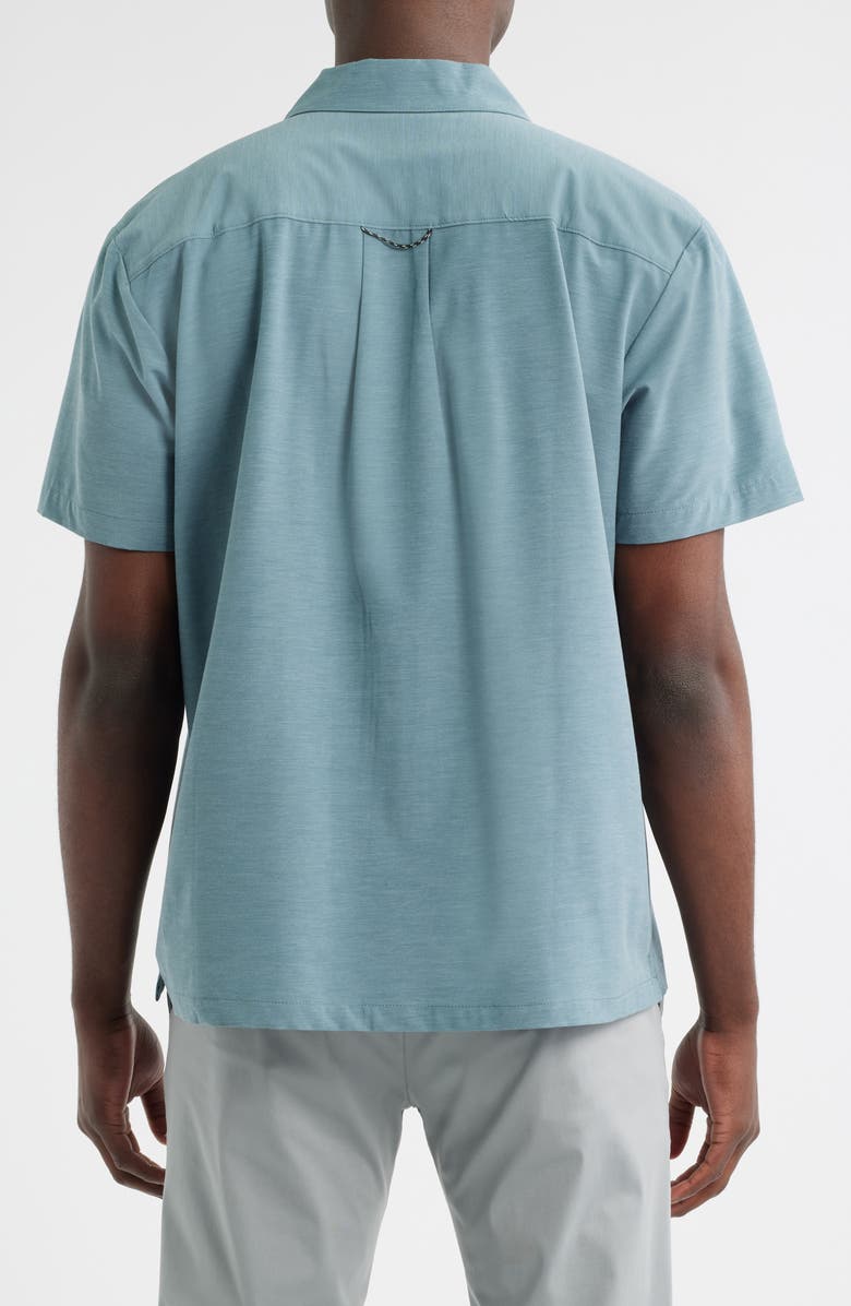 DARK SEAS Evergreen Camp Shirt, Alternate, color, Storm