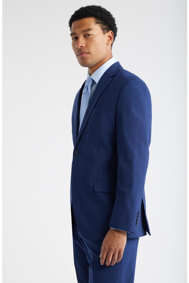 Henrik Trim Fit Solid Stretch Wool Suit Jacket, Alternate, color, NAVY PEACOAT