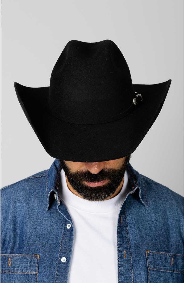 Manela The Boss Premier Cowboy Hat, Alternate, color, Black