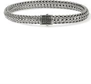 John Hardy Icon Bracelet, Sterling Silver, Pavé, 6.5mm