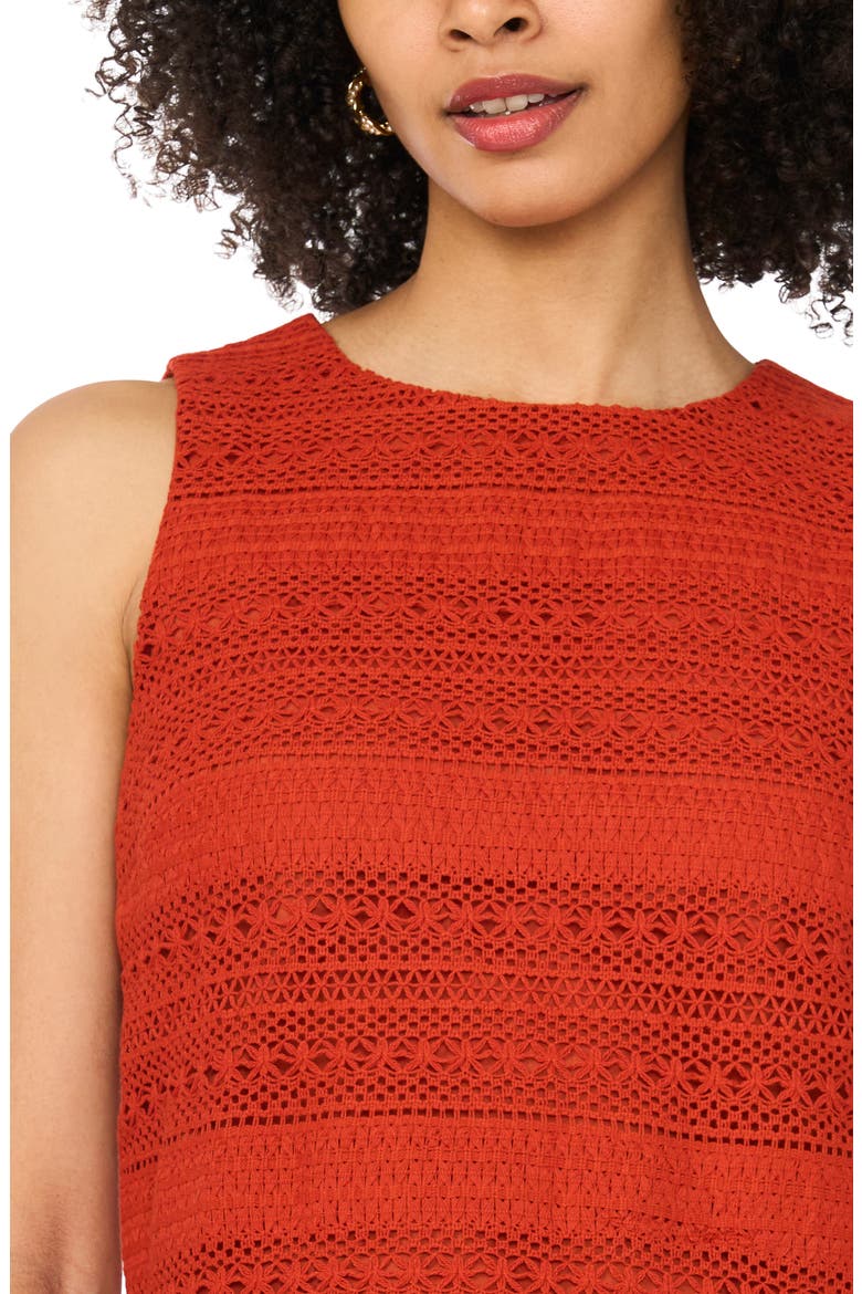 Mesh Crewneck Tank, Alternate, color, ROOIBOS TEA