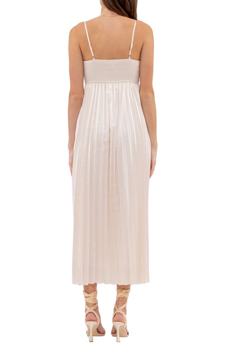 Blu Pepper Pleated Midi Sundress, Alternate, color,