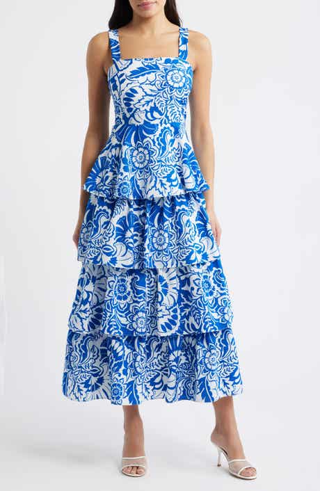 Floral Tiered Maxi Dress