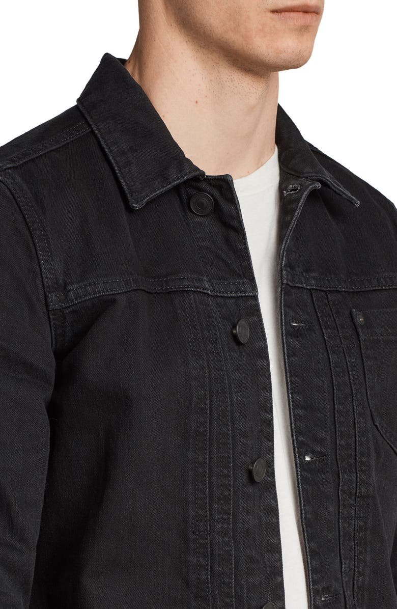 AllSaints Bajio Denim Jacket, Alternate, color,