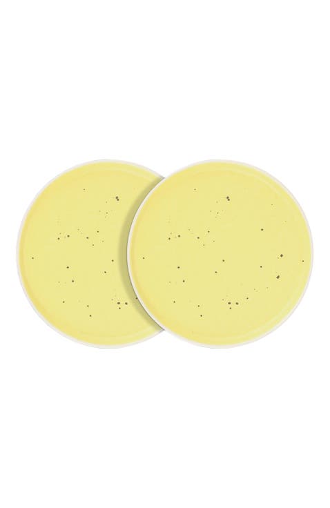 Elena Stoneware 4-Piece Salad Plate Set