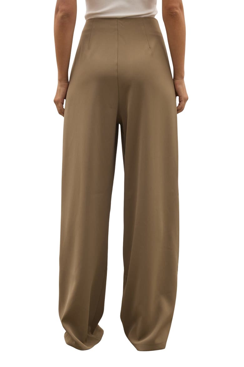 Rue Wrap Wide Leg Pants, Alternate, color, DUNE