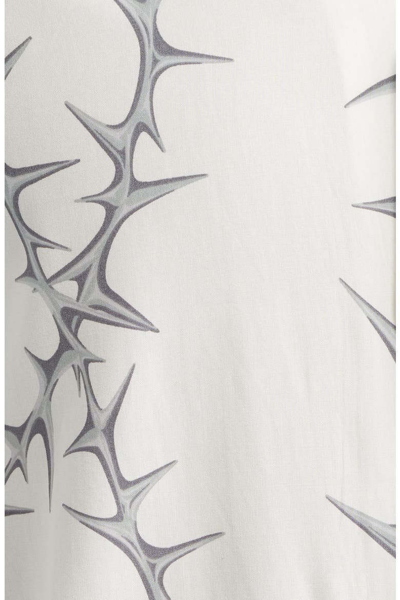 Van Doren Print Camp Shirt, Alternate, color, WHITE